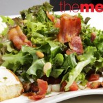 Classic-menu-Our Rustic Mix Leaves with Gorgonzola, Hickory Smoked Bacon and Pine Nuts