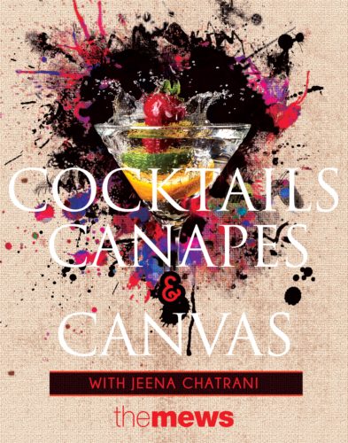 Cocktails, Canapes and Canvas at The Mews