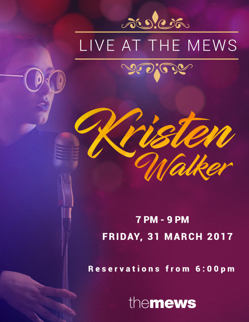 Kristen Walker LIVE at The Mews! The Mews Barbados