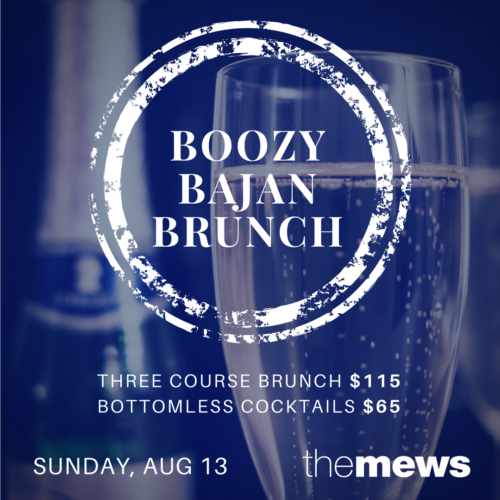 The Mews Restaurant - Sunday Boozy Brunch - Barbados events